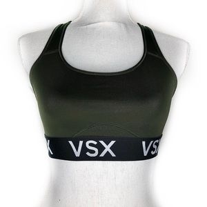 NWOT Victoria’s Secret VSX Green Sports Bra Medium
